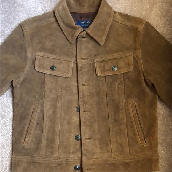 LIKE NEW RALPH LAUREN BROWN CROPPED JACKET - Picture 3 of 13